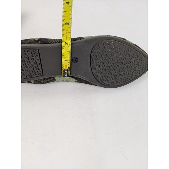 ROTHYS Ballet Flat Womens Size 9 Green Camo Pointed Toe Slip On Shoes Points - Picture 10 of 11